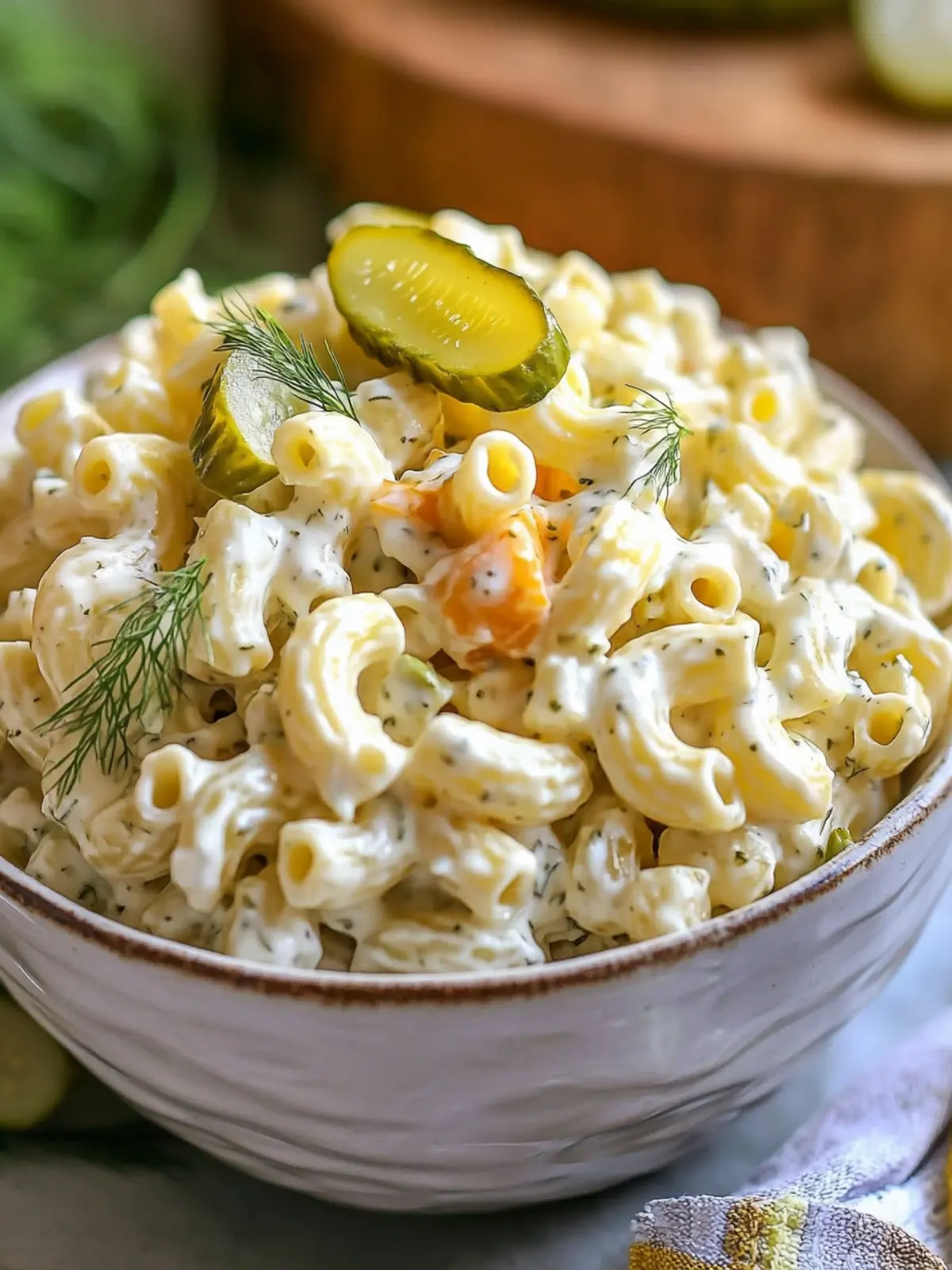 Creamy Dill Pickle Macaroni Salad: Your New Summer Favorite 3 Creamy Dill Pickle Macaroni Salad