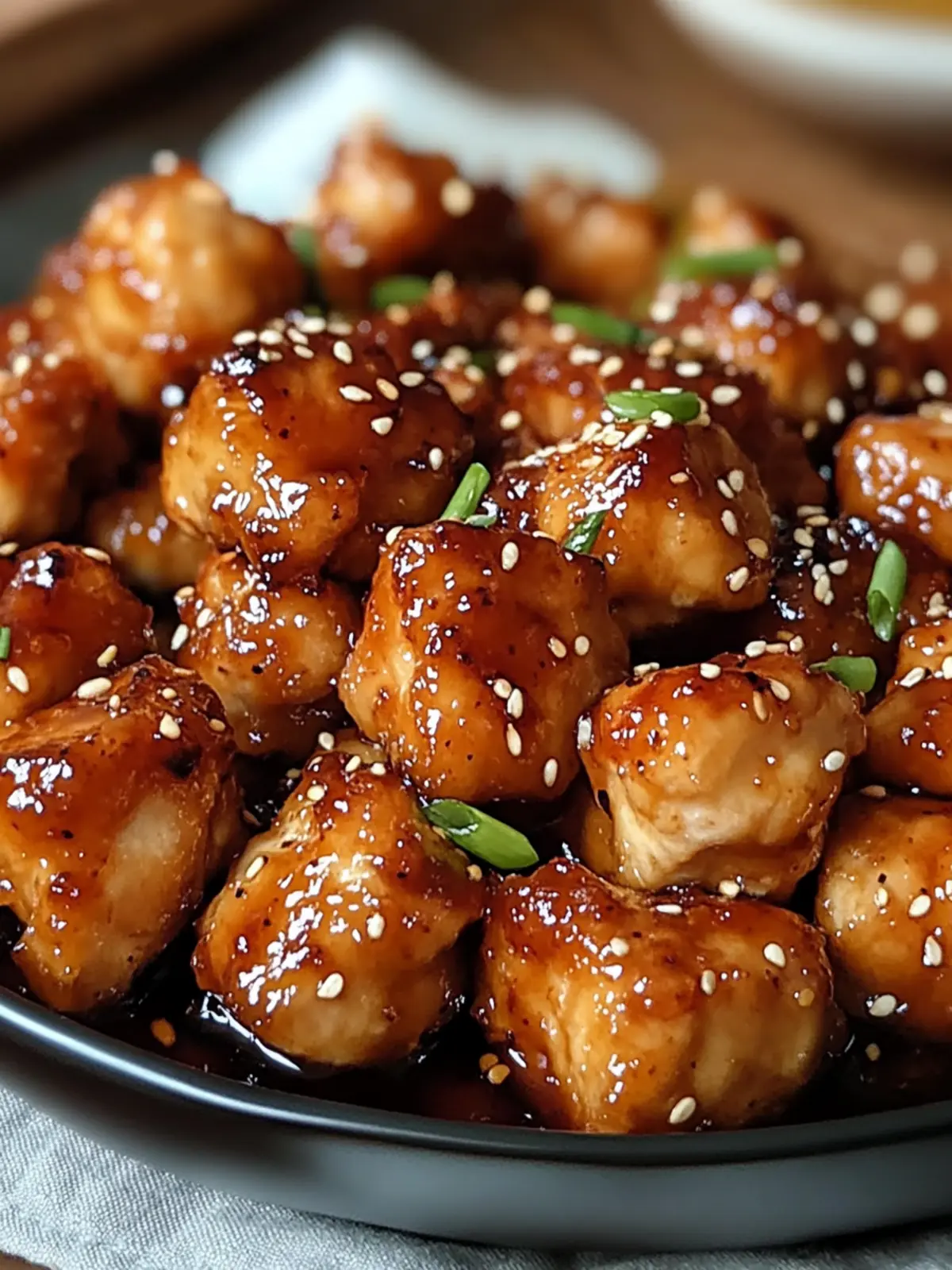 Sweet & Smoky Honey Garlic Chicken Bites