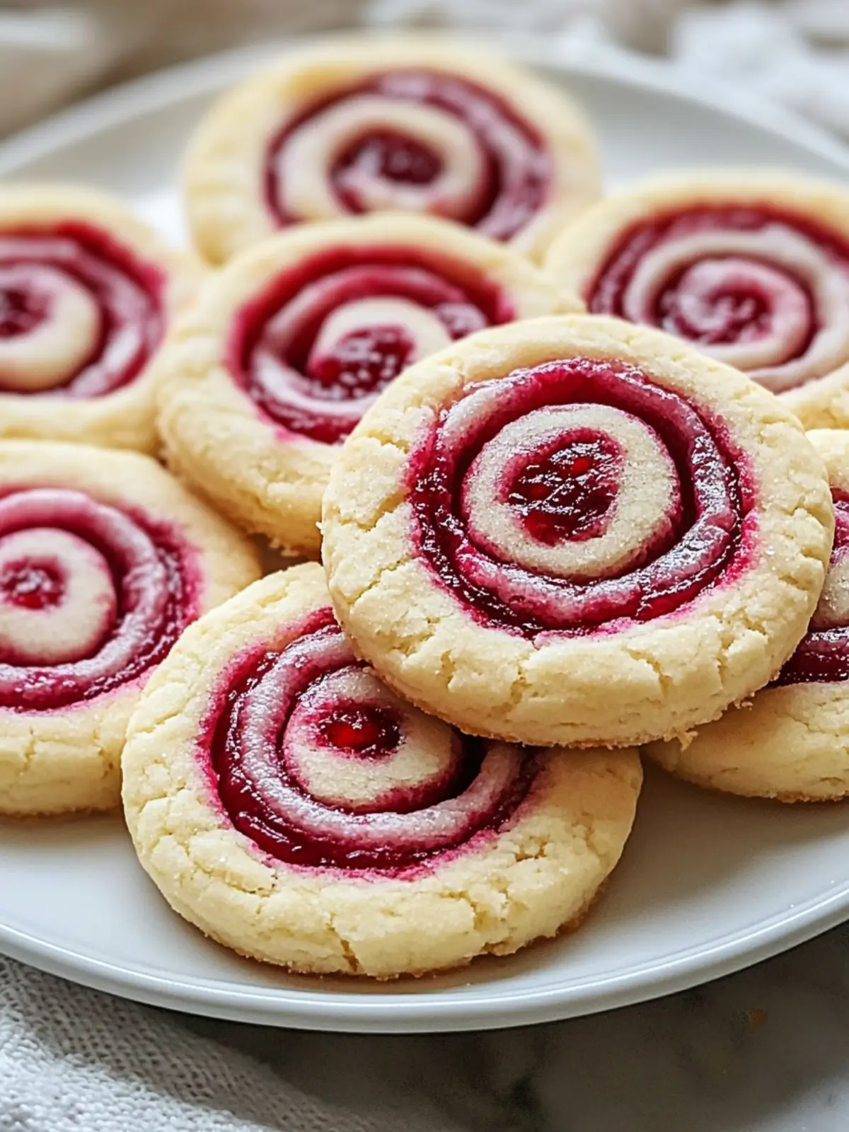 Raspberry Swirl Shortbread Cookies that Melt in Your Mouth 4 Raspberry Swirl Shortbread Cookies