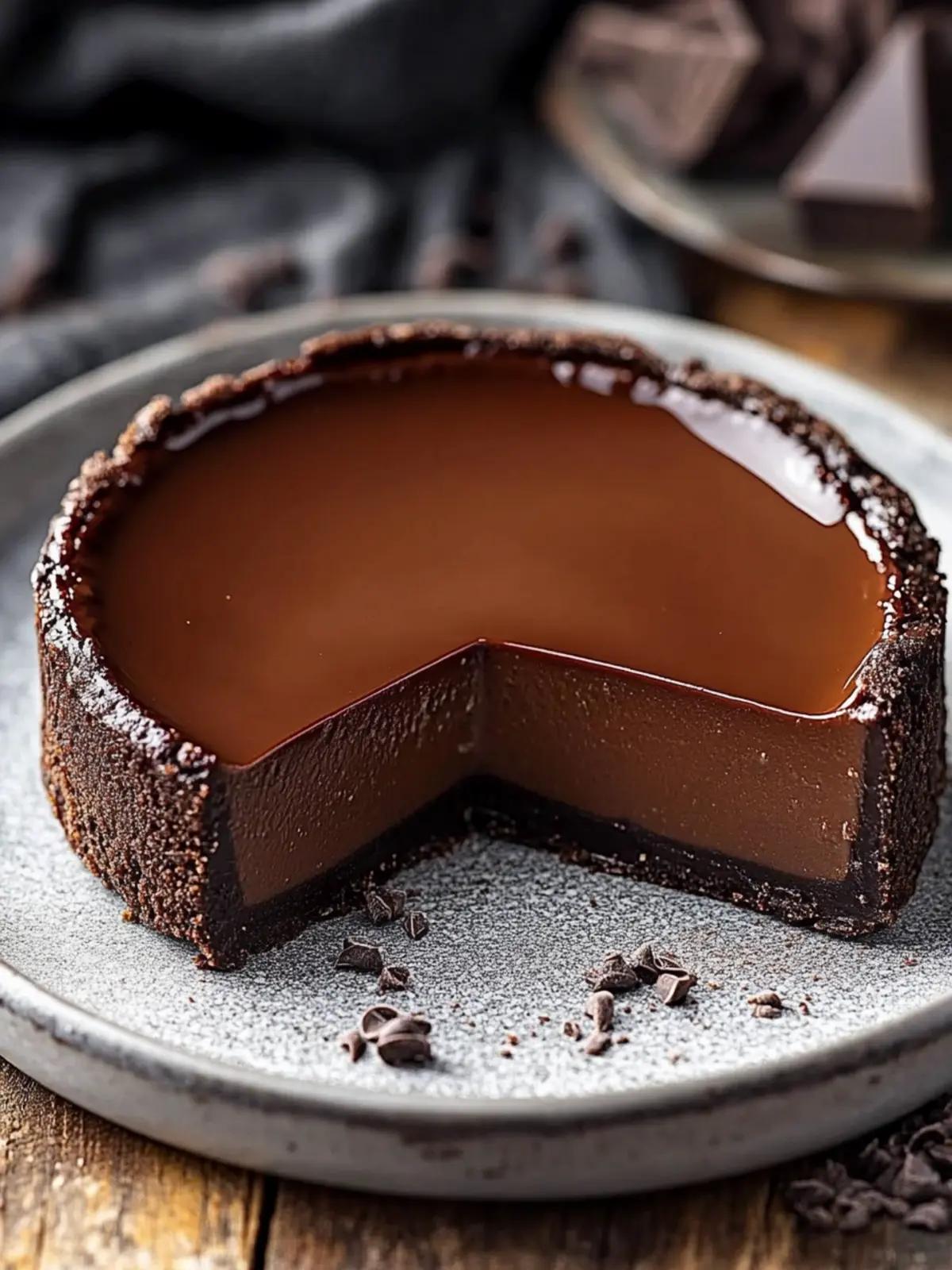French Chocolate Flan