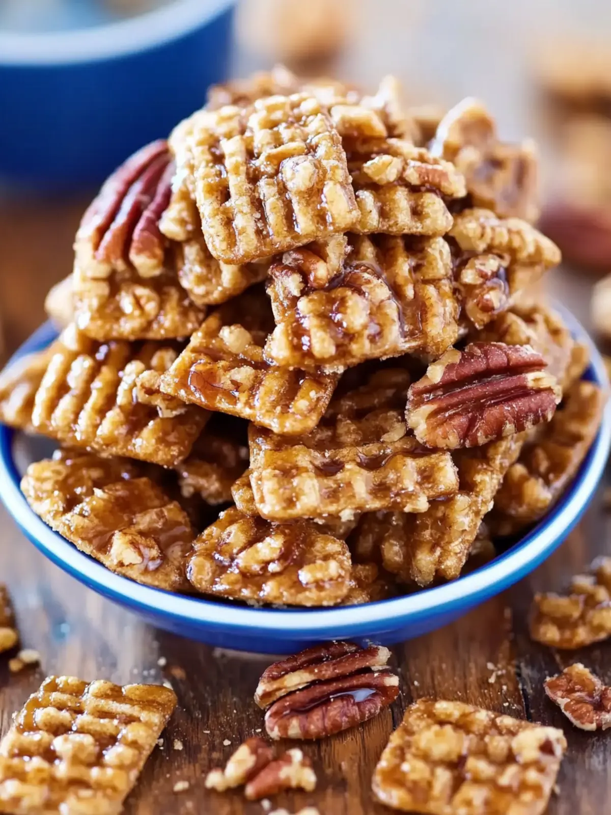 Praline Crunch Crispix Pecan