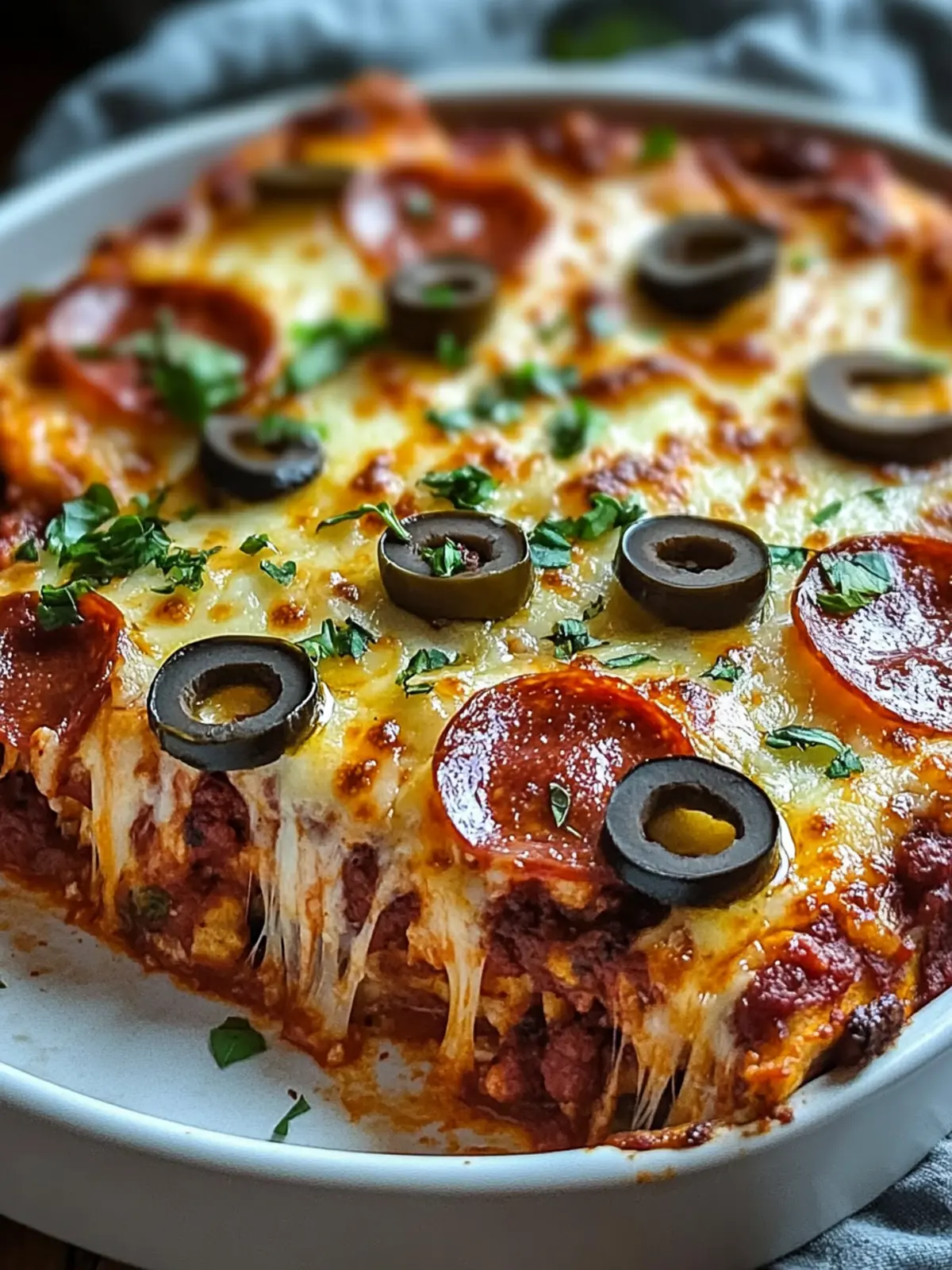 Irresistible Keto Low Carb Pizza Casserole You'll Crave