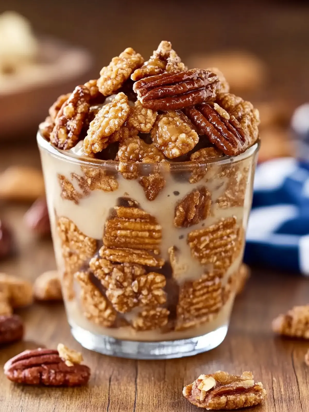 Praline Crunch Crispix Pecan