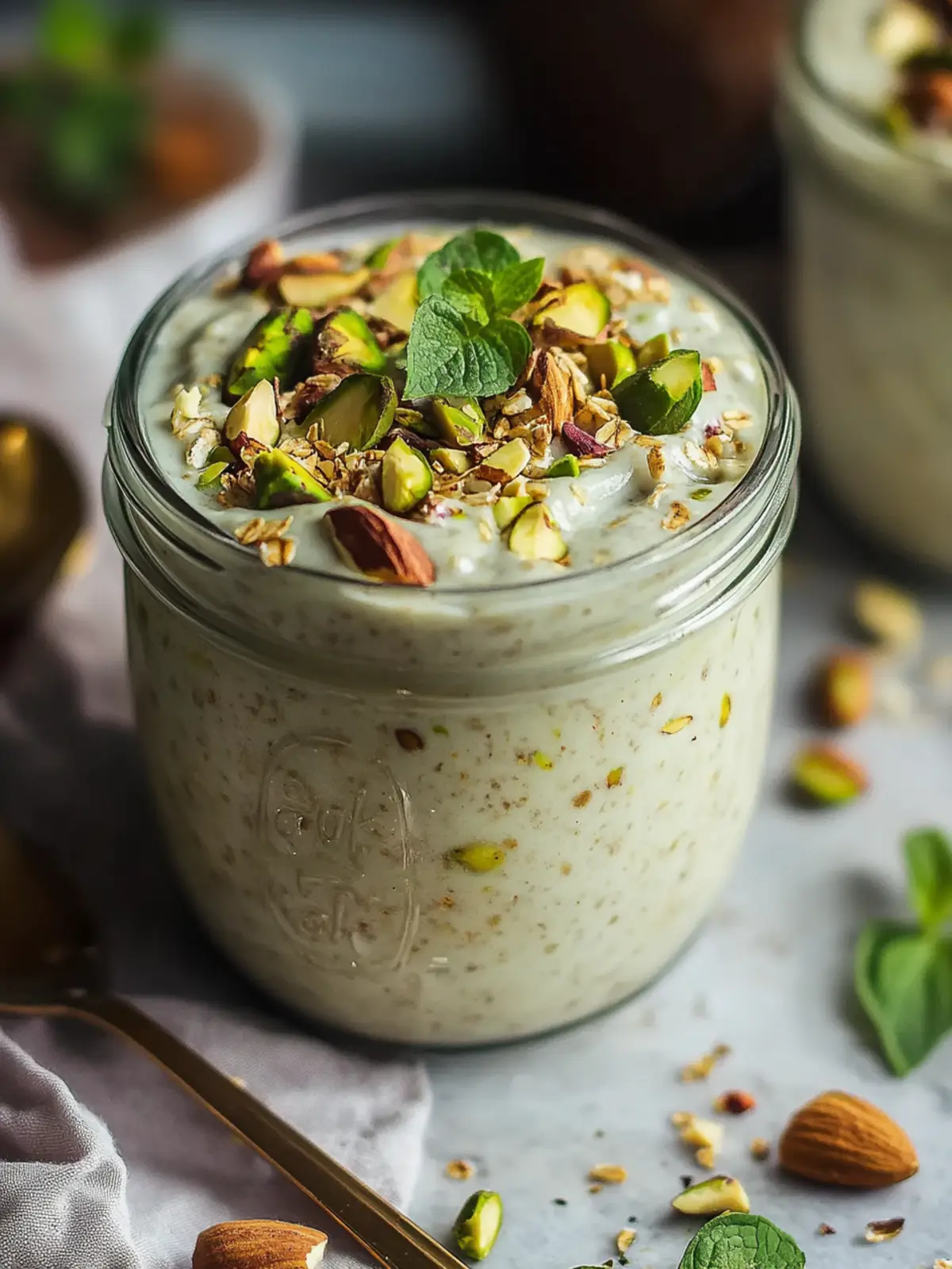 Nutty Pistachio Overnight Oats for a Perfect Morning Boost 4 Pistachio Overnight Oats