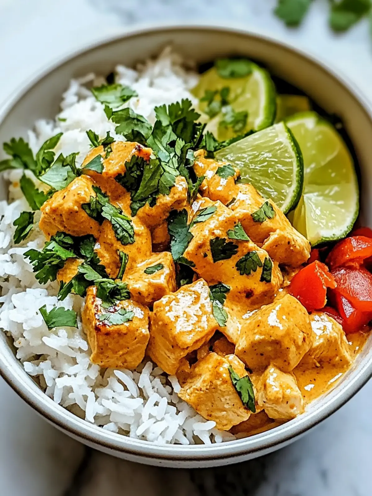 Coconut Chicken Rice Bowl: Creamy Comfort in Every Bite