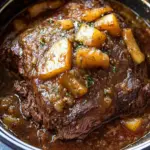 Slow Cooker Smothered Beef Roast