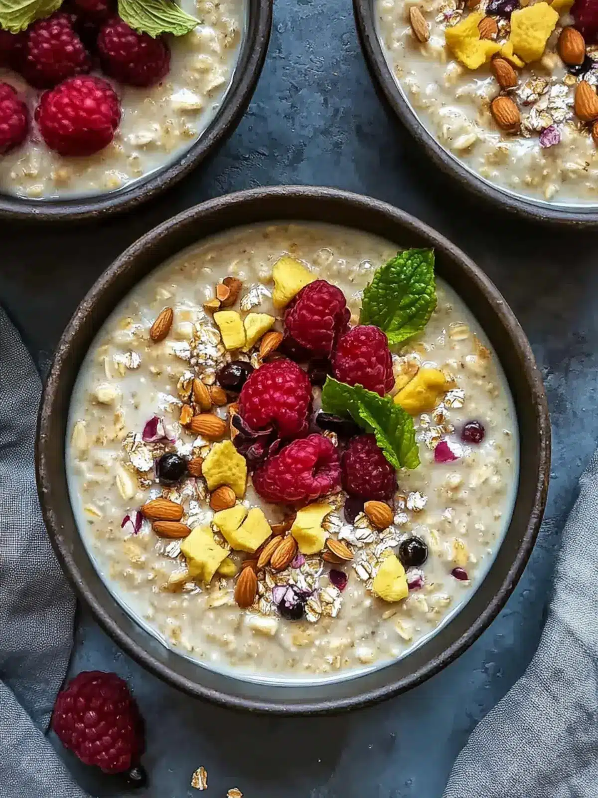 Creamy Indian Overnight Oats: A Kulfi-Inspired Delight 3 Indian Overnight Oats