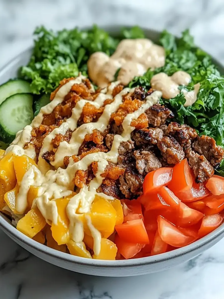 Smash Burger Bowl