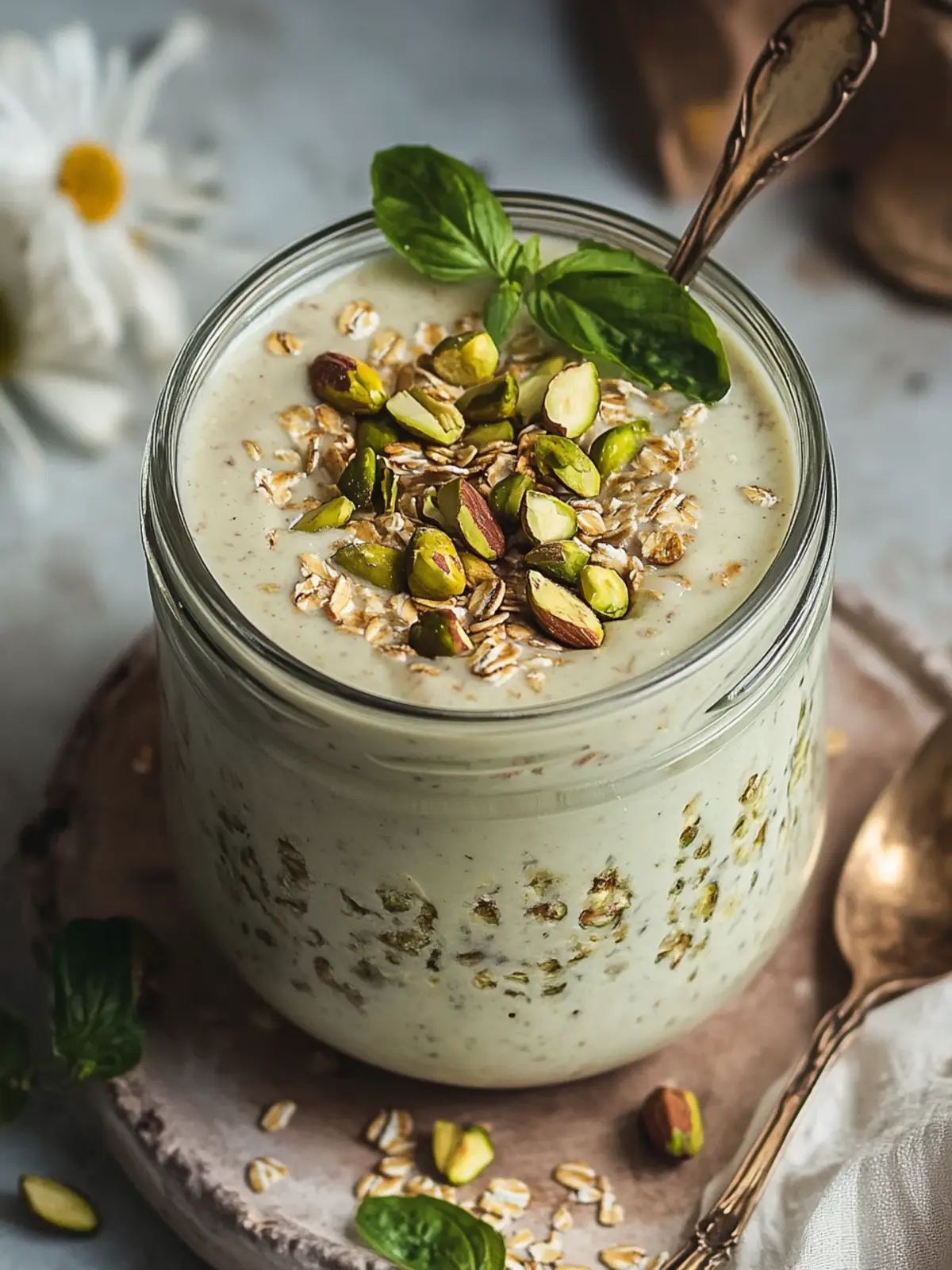 Nutty Pistachio Overnight Oats for a Perfect Morning Boost 5 Pistachio Overnight Oats