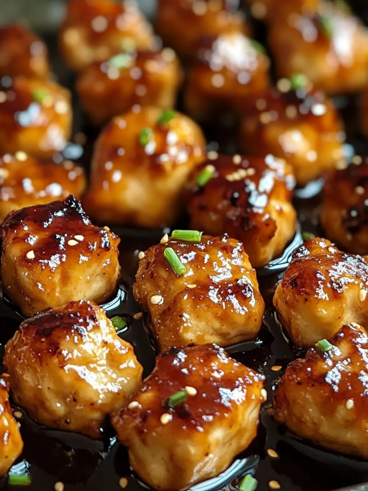 Sweet & Smoky Honey Garlic Chicken Bites