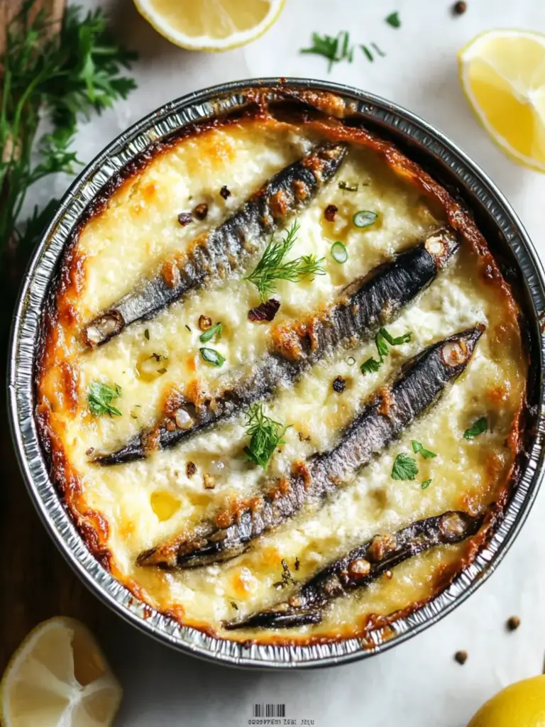Sardine Margarita Bake