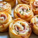 Easy Ham and Cheese Pinwheels
