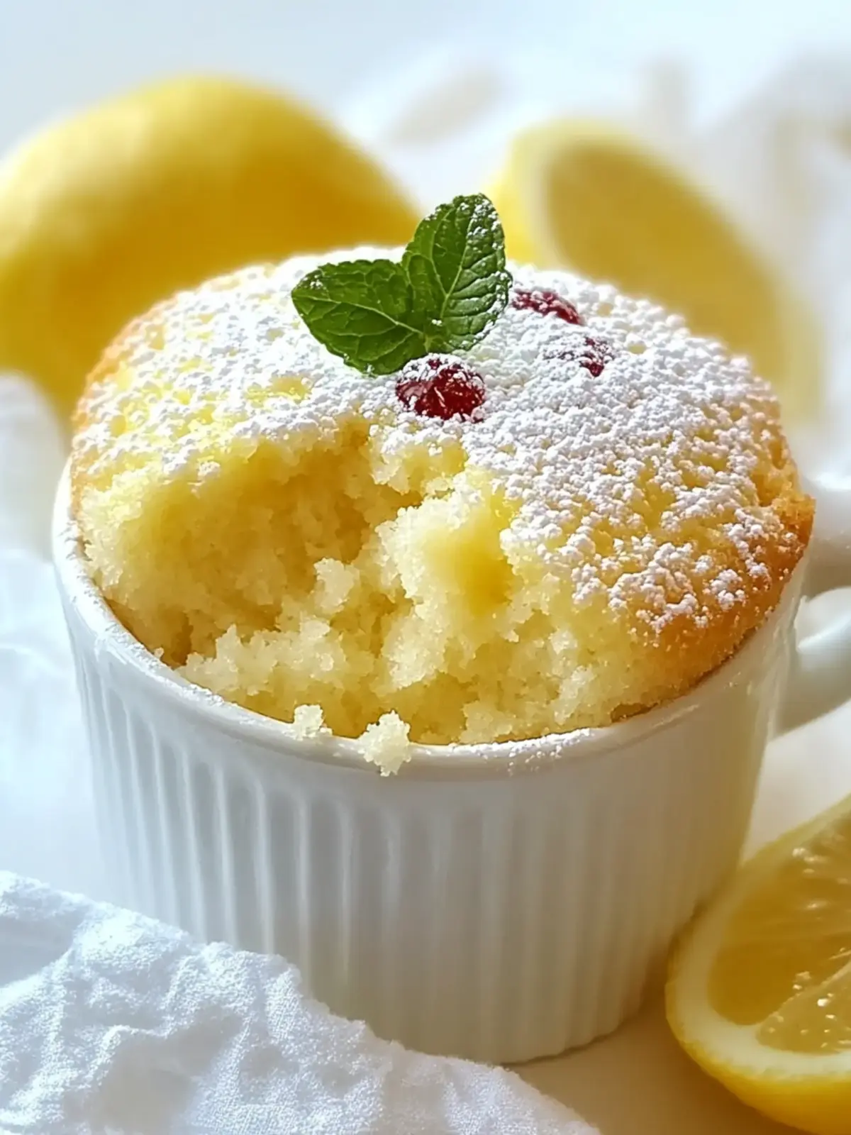 Lemon Cottage Cheese Mug Cake: An Incredible Ultimate Recipe