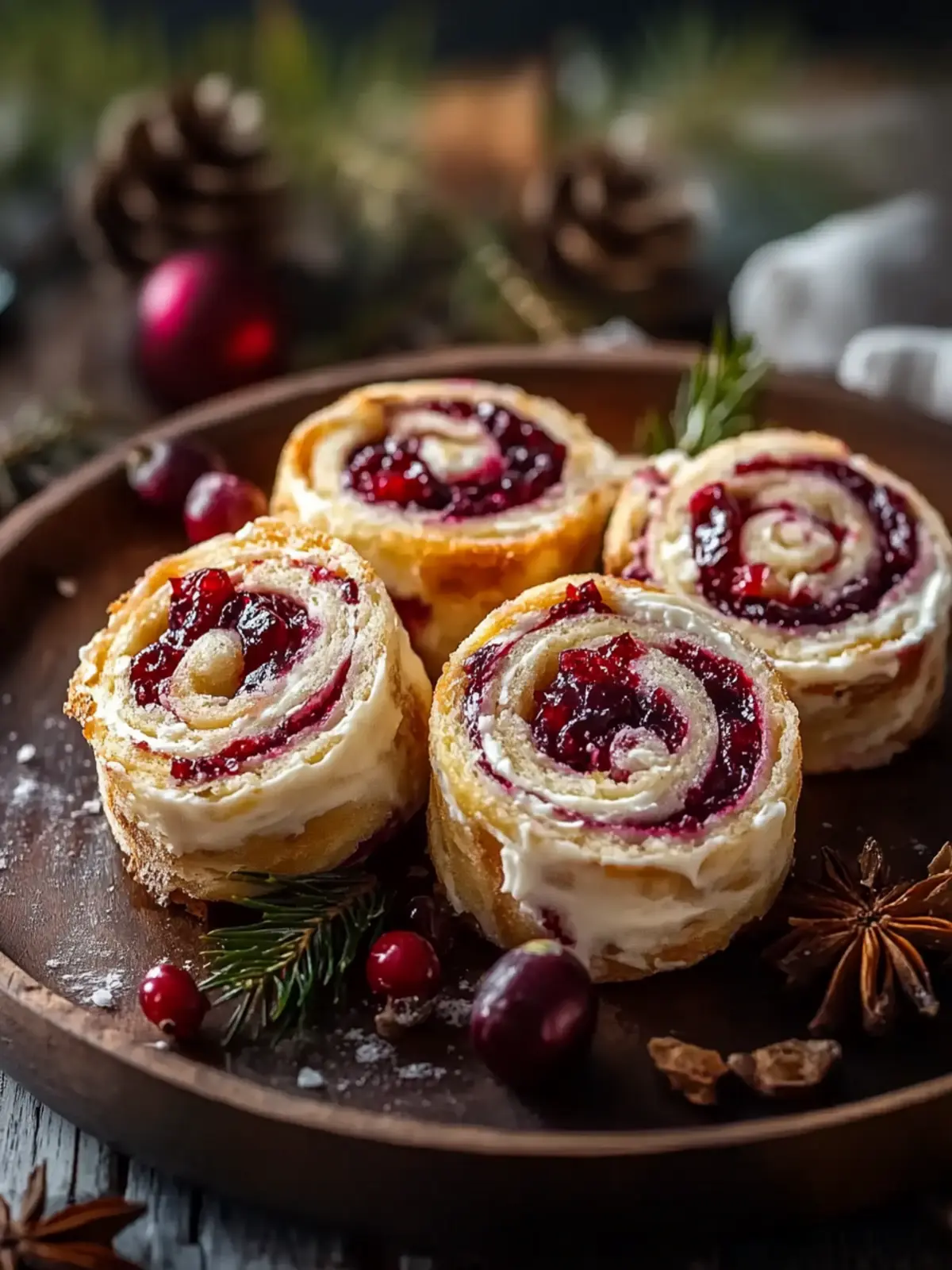 Festive Cranberry Cream Cheese Pinwheels That Wow Every Guest 3 Festive Cranberry Cream Cheese Pinwheels
