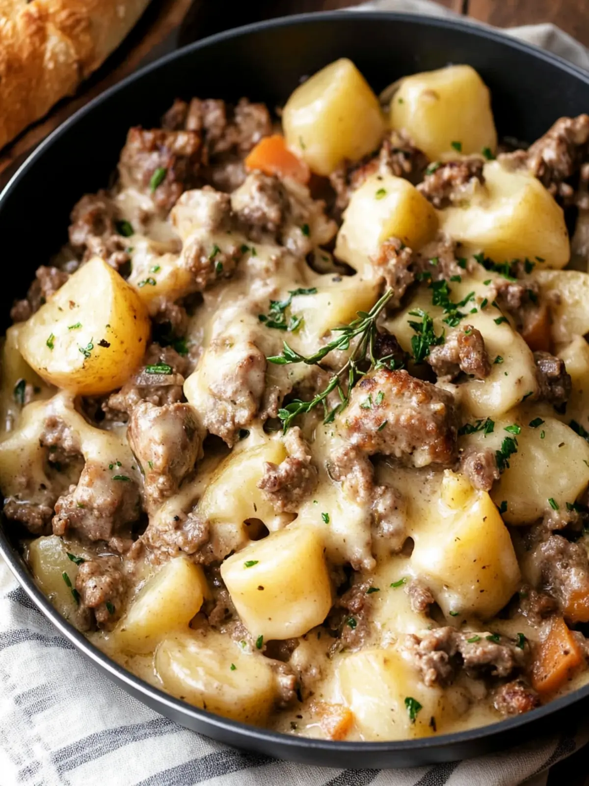One-Pan Creamy Meat and Potato Skillet You’ll Make Every Single Week