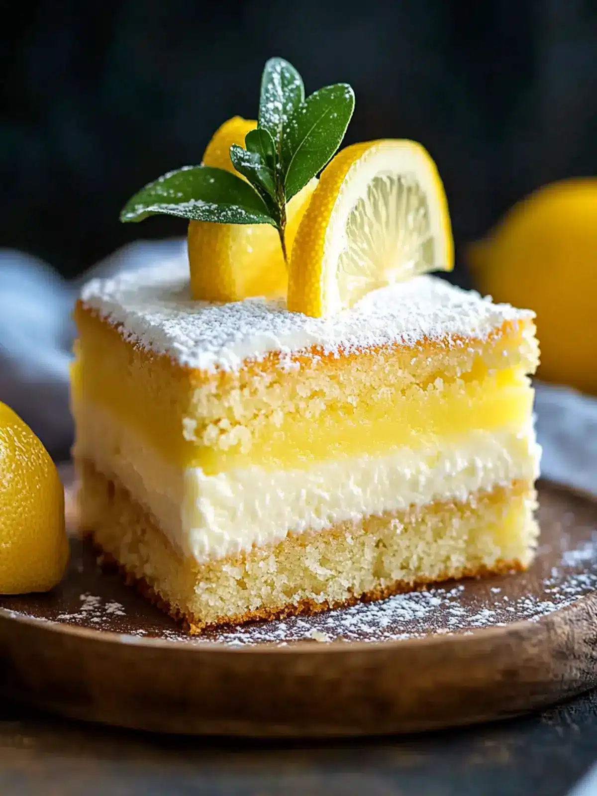Dreamy Lemon Custard Cake That Will Brighten Your Day 4 Lemon Custard Cake