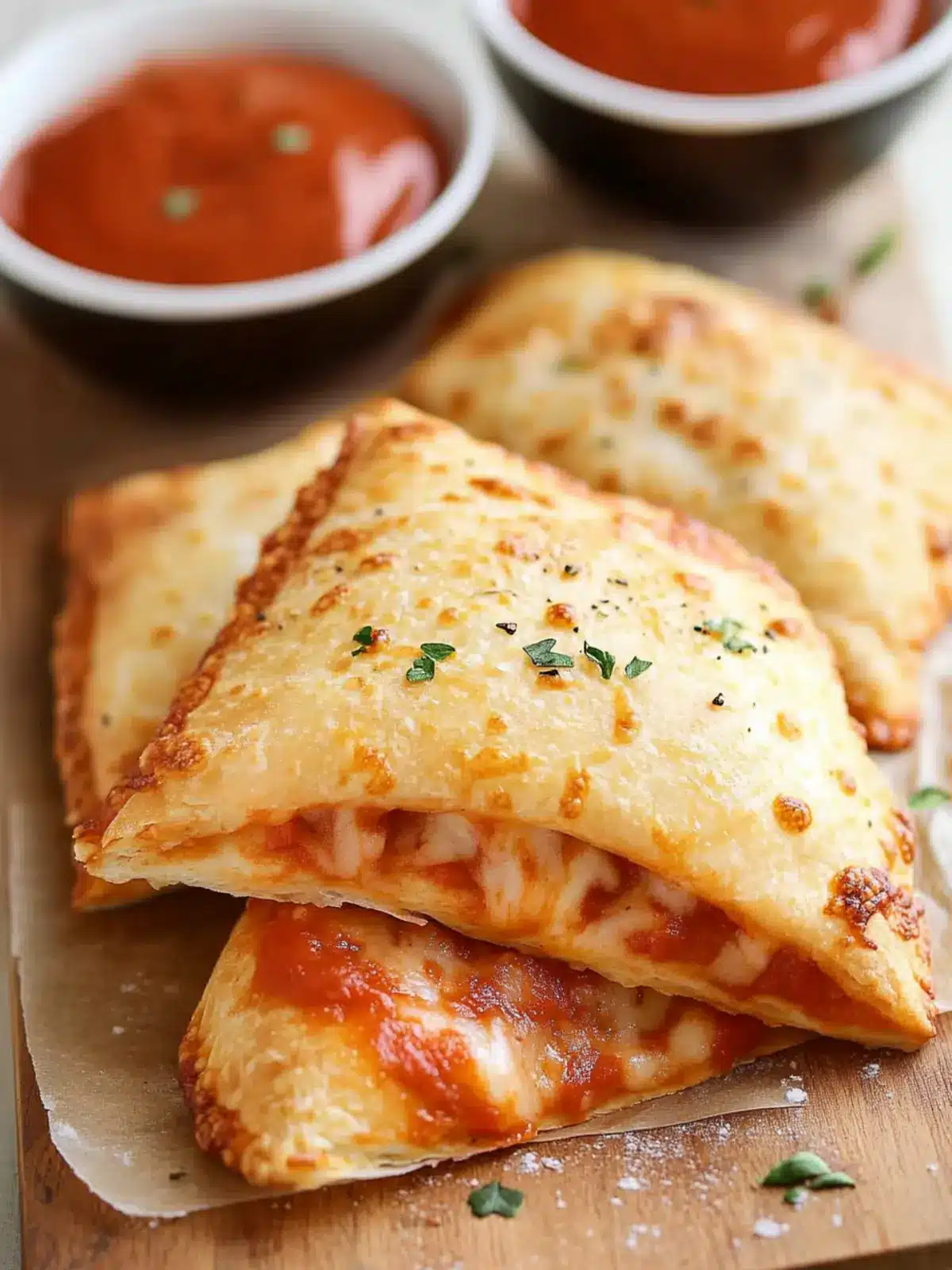 Cheesy Pizza Pockets Recipe