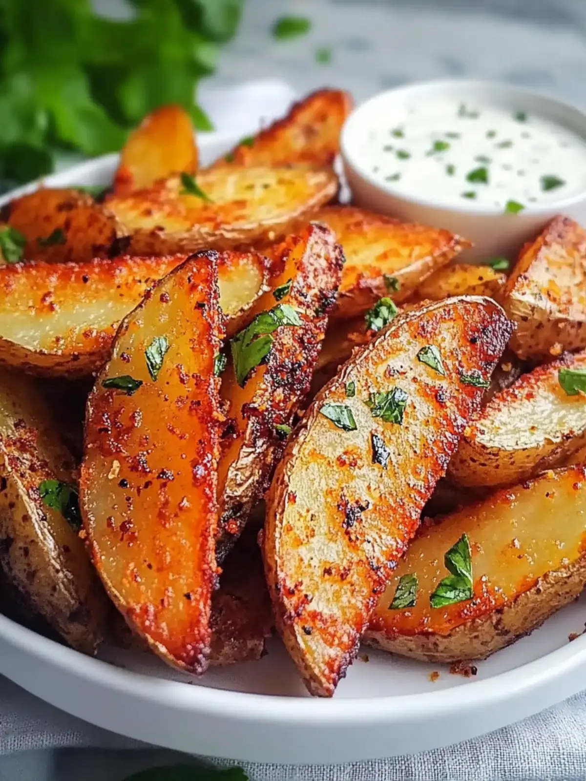 Crispy Potato Wedges Recipe
