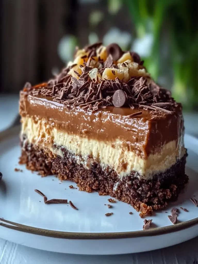 German Chocolate Cheesecake That Stops the Room