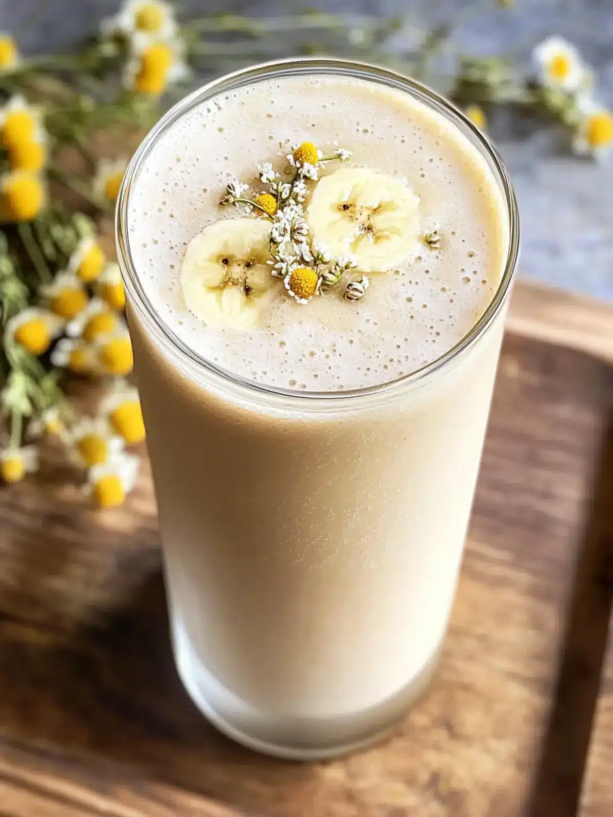 Banana Chamomile Tea Smoothie for Ultimate Relaxation 3 Banana Chamomile Tea Smoothie