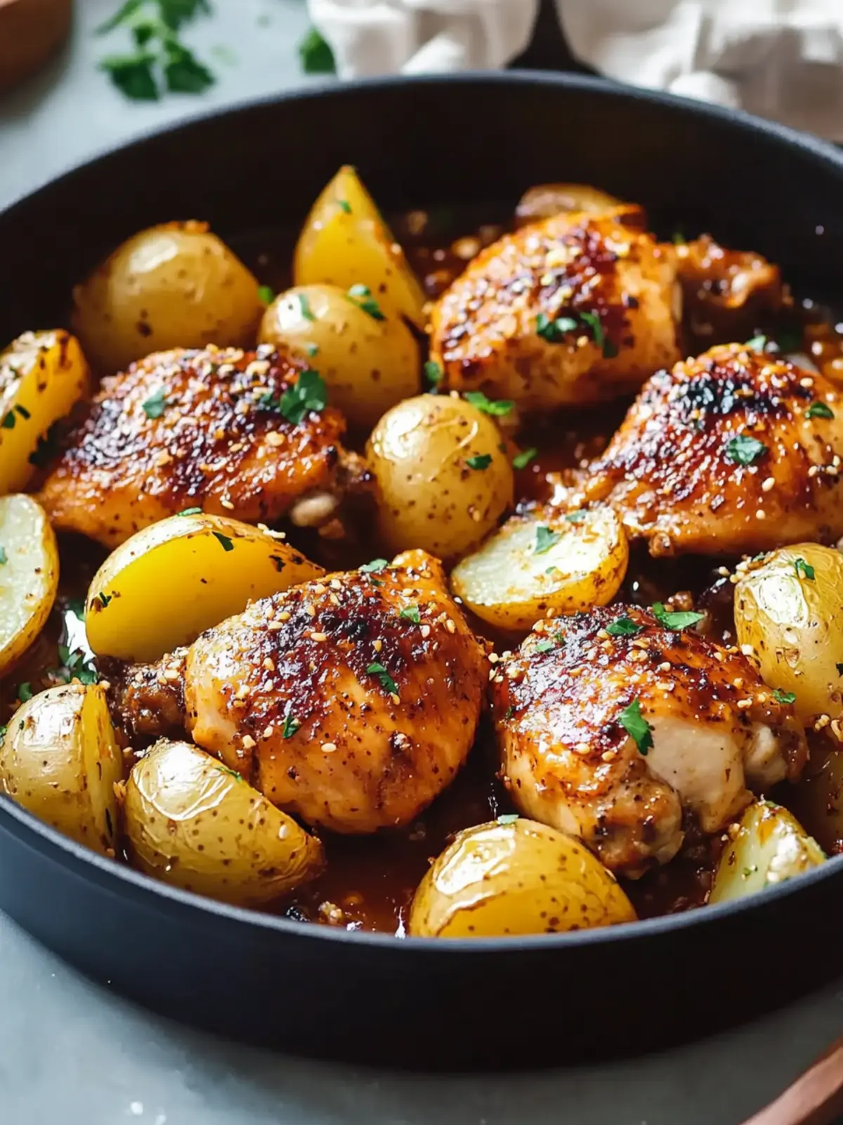 Easy Honey Mustard Chicken and Potatoes for Effortless Dinner Joy 3 Easy Honey Mustard Chicken and Potatoes