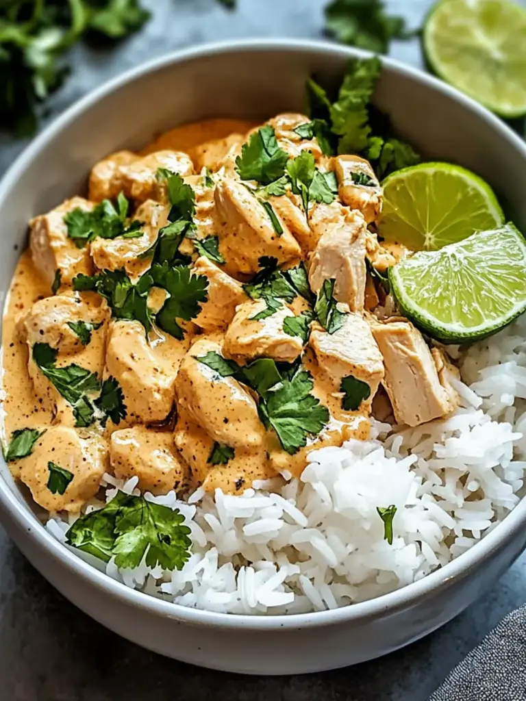 Coconut Chicken Rice Bowl: Creamy Comfort in Every Bite