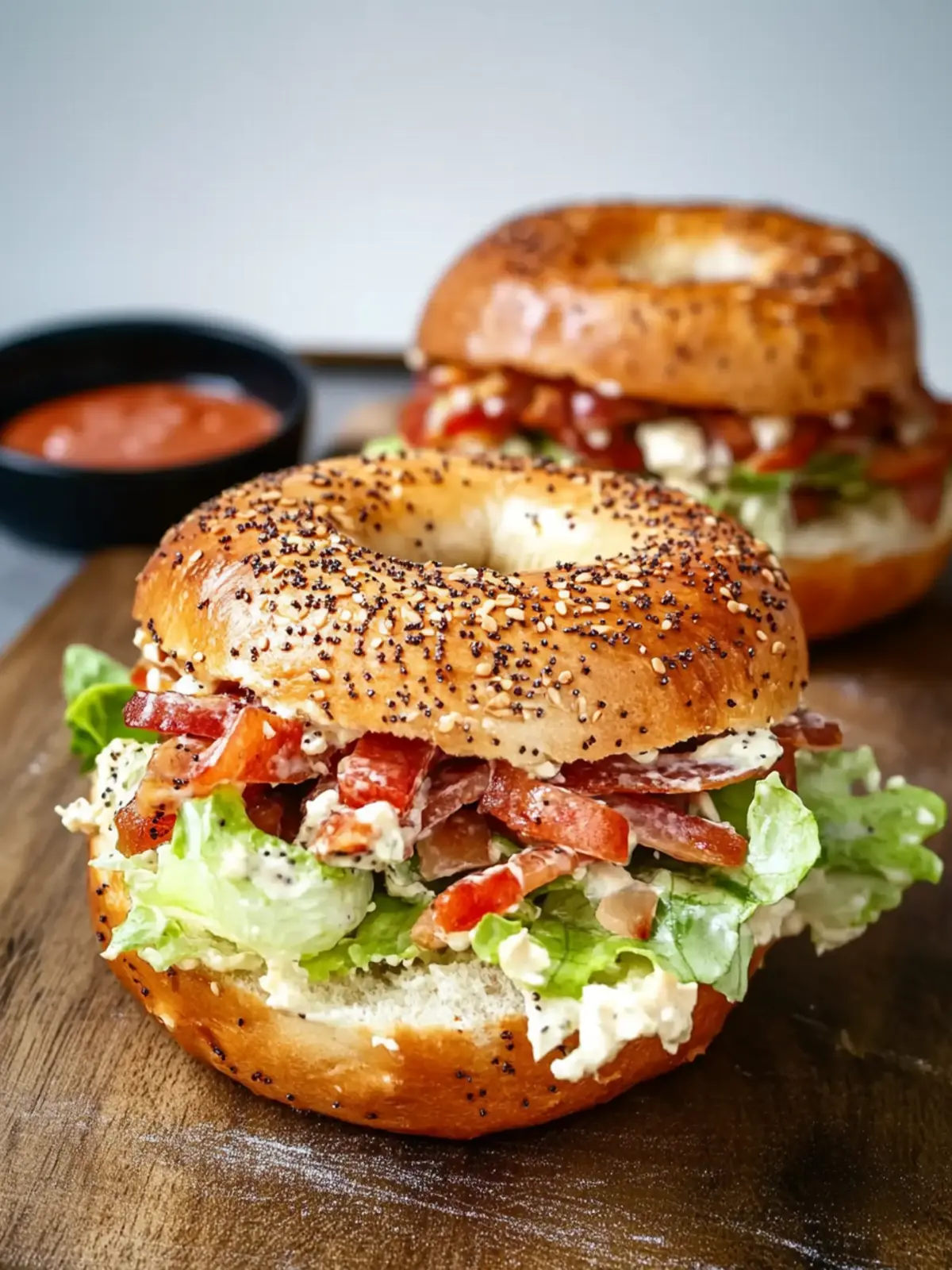 California BLT Chopped Bagel
