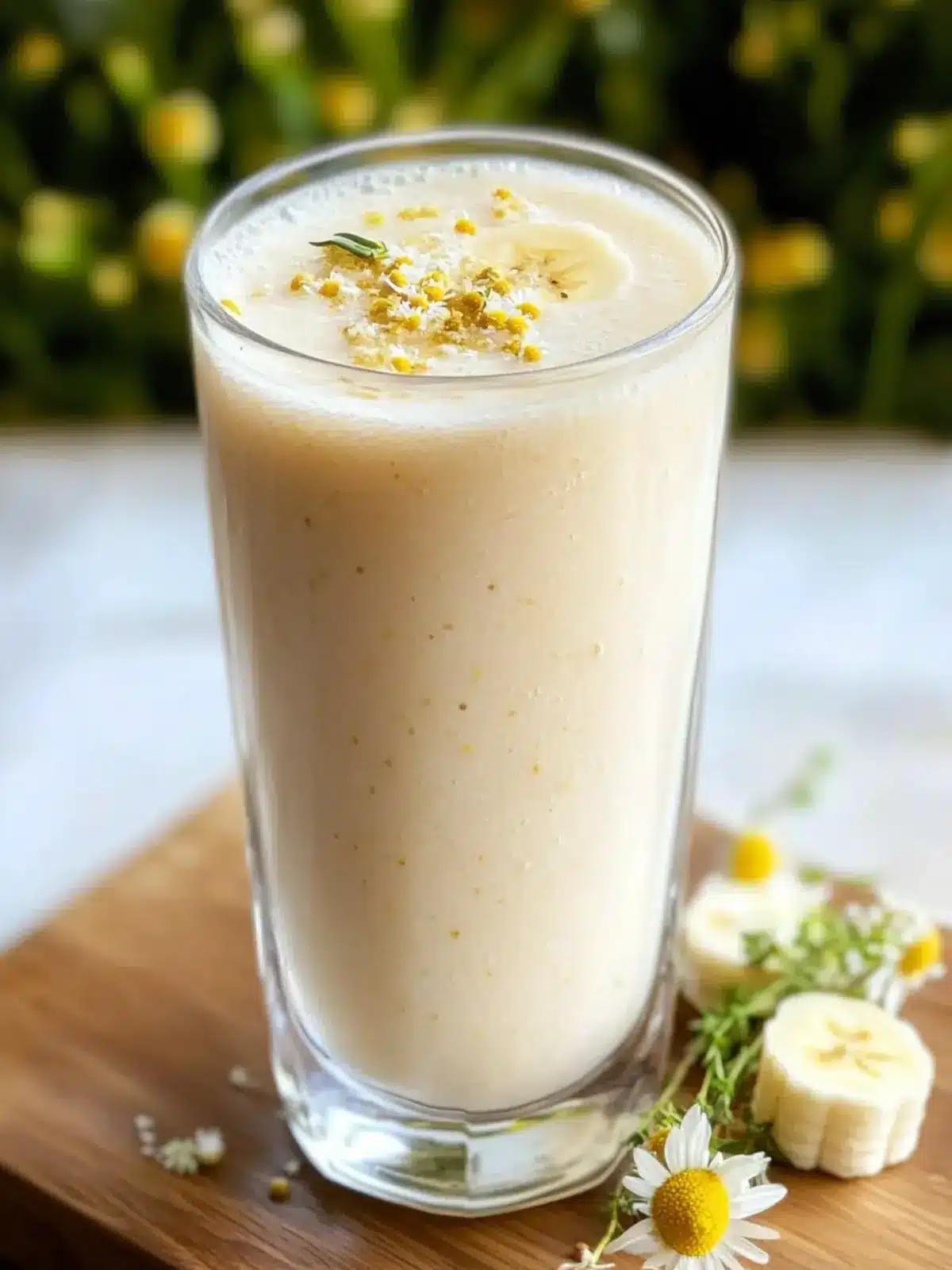 Easy Banana Chamomile Tea Smoothie for Instant Relaxation 3 Easy Banana Chamomile Tea Smoothie