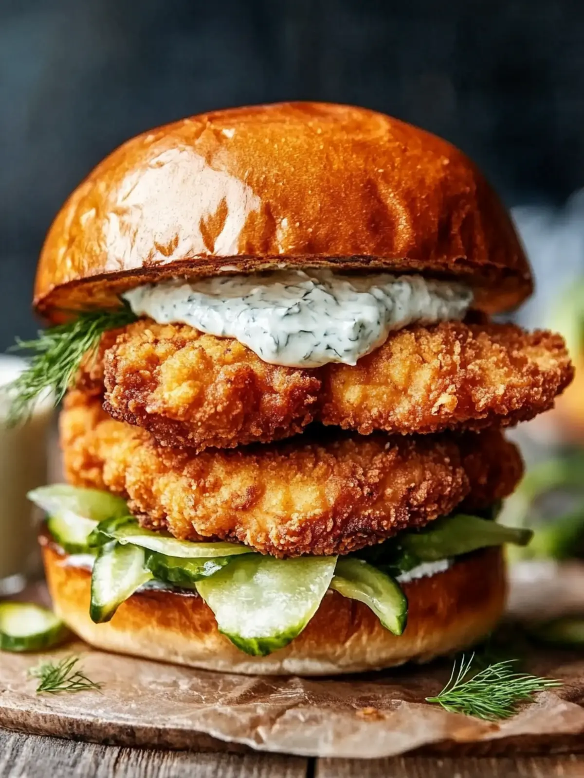 Crispy Dill Chicken Sandwich with Homemade Aioli: An Amazing Ultimate Recipe