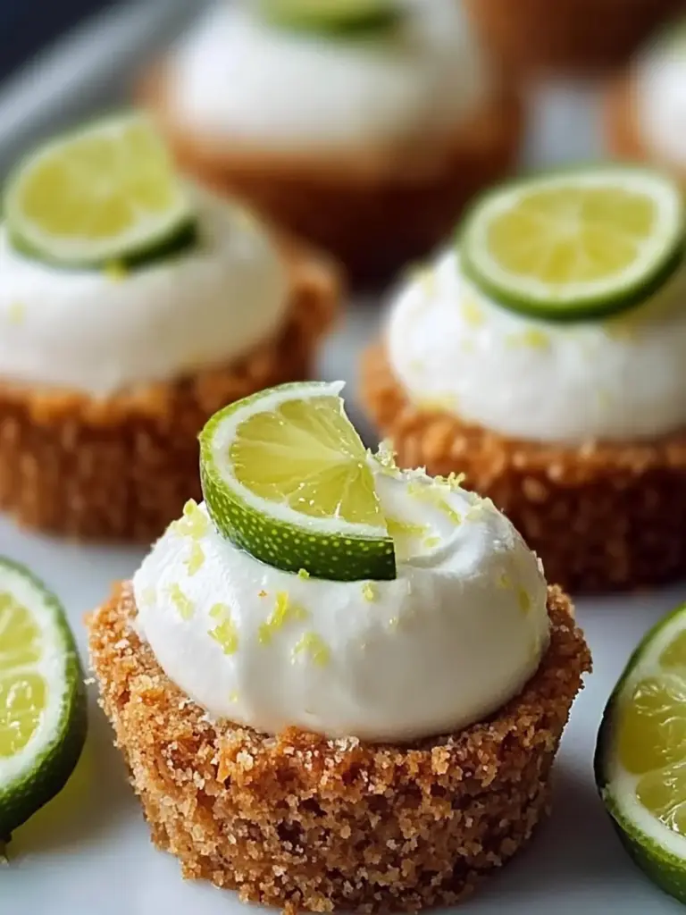 Heavenly No-Bake Mini Key Lime Pies
