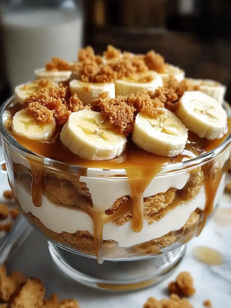 The Best Biscoff Banana Pudding with Caramel Awaits You!