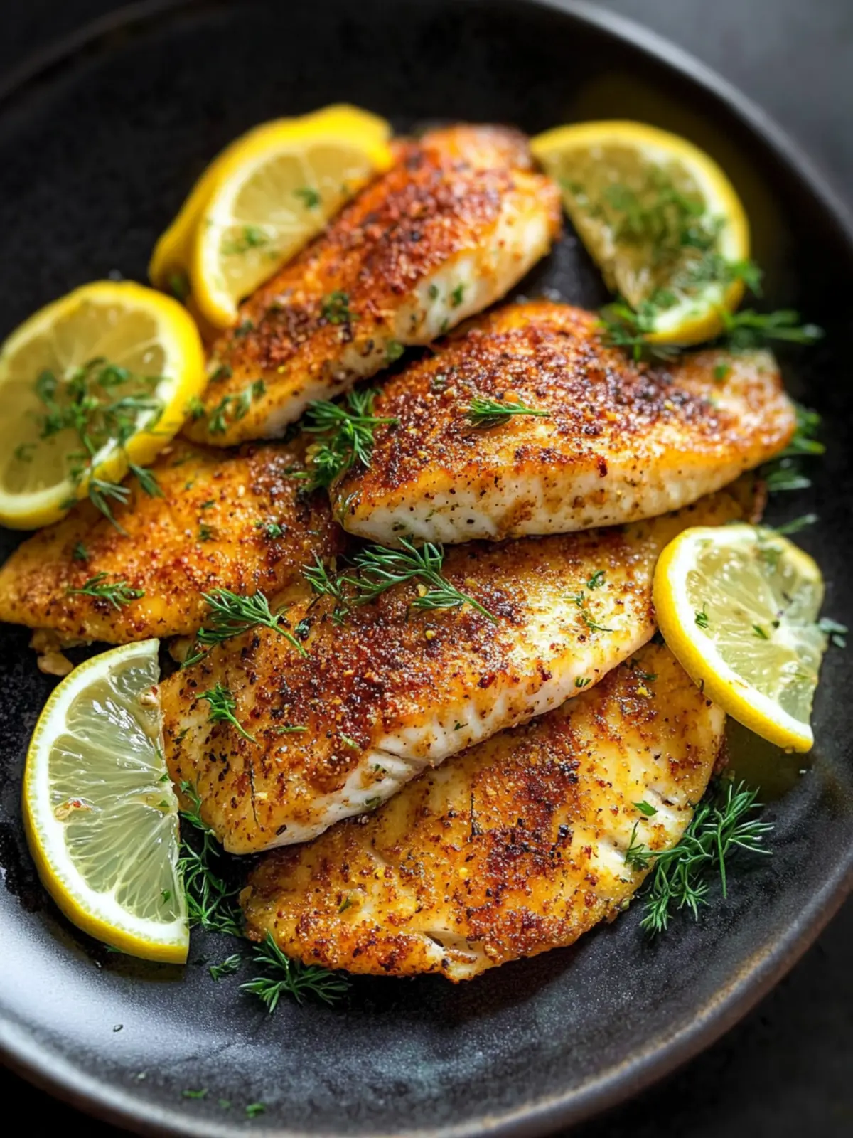 Crispy Pan-Fried Tilapia with Lemon Pepper (No Deep Fryer Needed)
