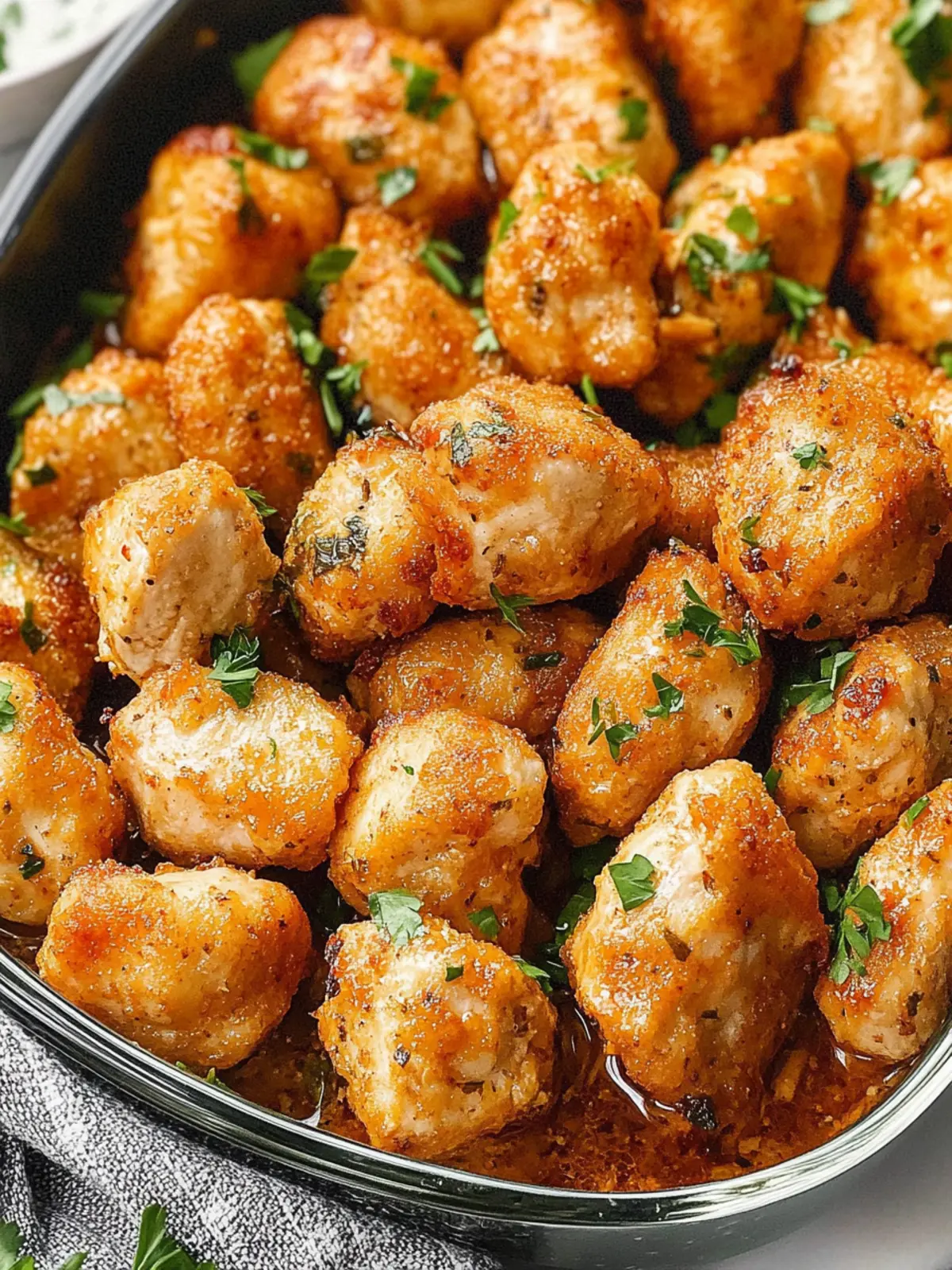 Easy Oven Baked Chicken Bites