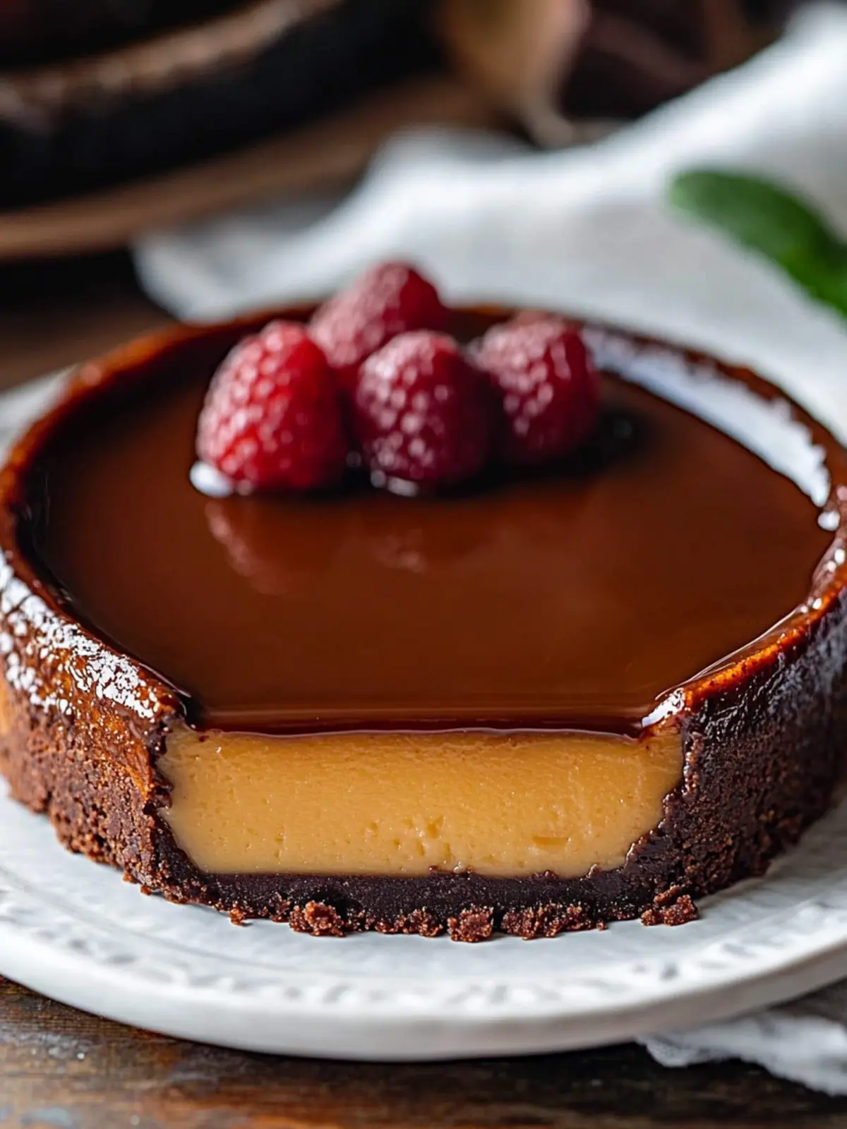 French Chocolate Flan