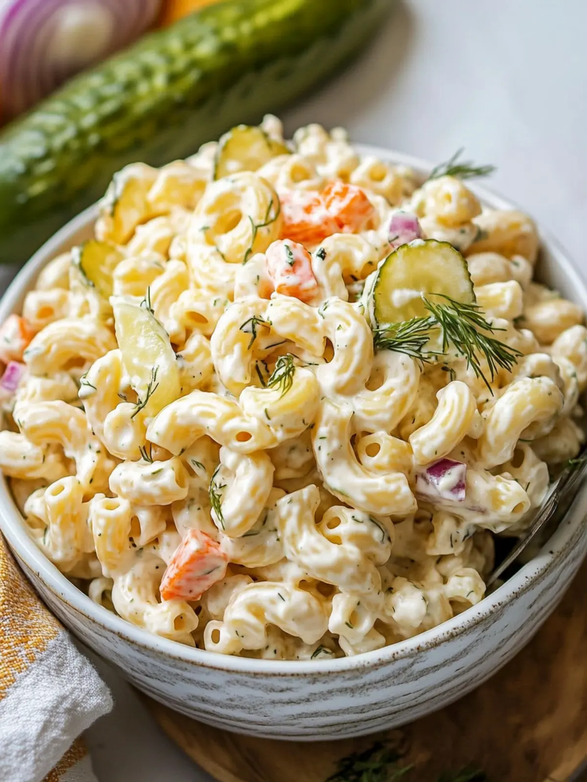 Creamy Dill Pickle Macaroni Salad: Your New Summer Favorite 5 Creamy Dill Pickle Macaroni Salad