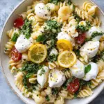 Delicious Lemon Burrata Pasta Salad for Fresh Summer Flavors 6 Lemon Burrata Pasta Salad