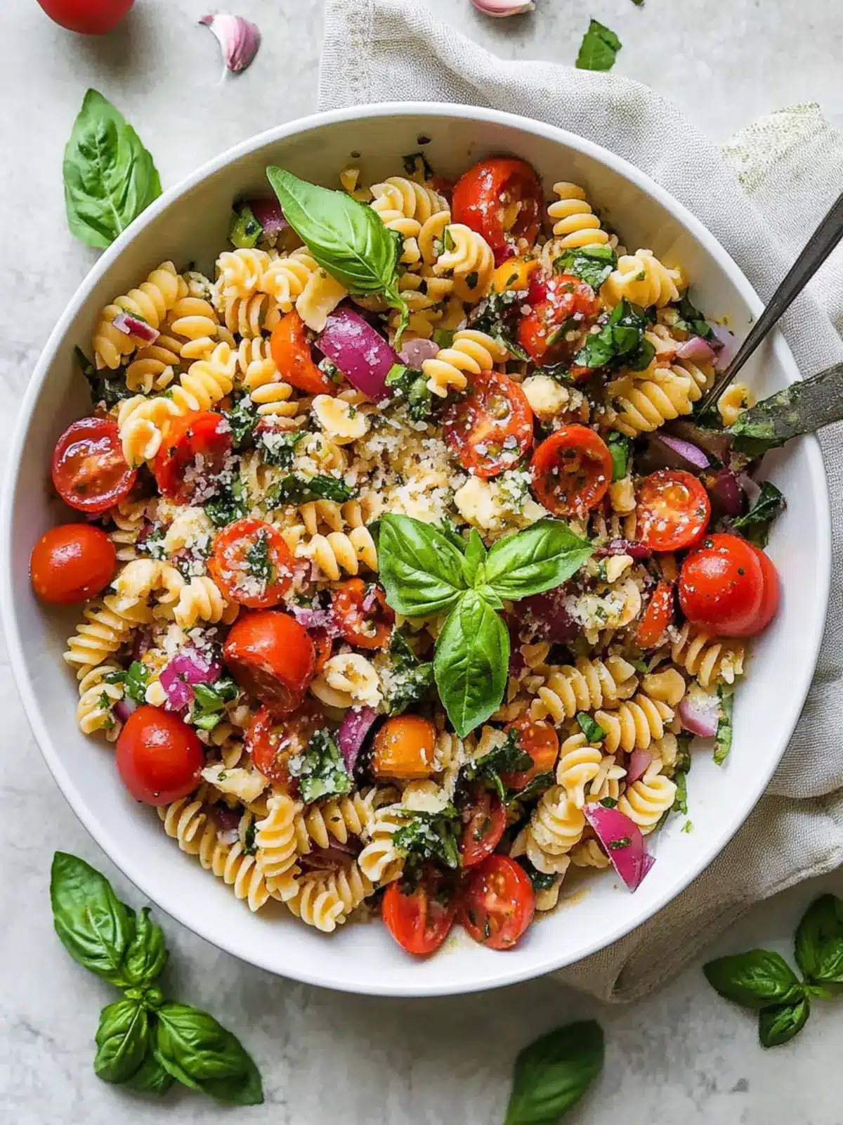 Bruschetta Pasta Salad: A Fresh Twist for Summer Days 4 Bruschetta Pasta Salad