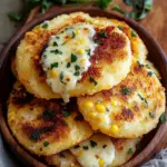 Venezuelan Sweet Corn Cachapas with Melted Mozzarella Bliss 6 Venezuelan Sweet Corn Cachapas with Melted Mozzarella