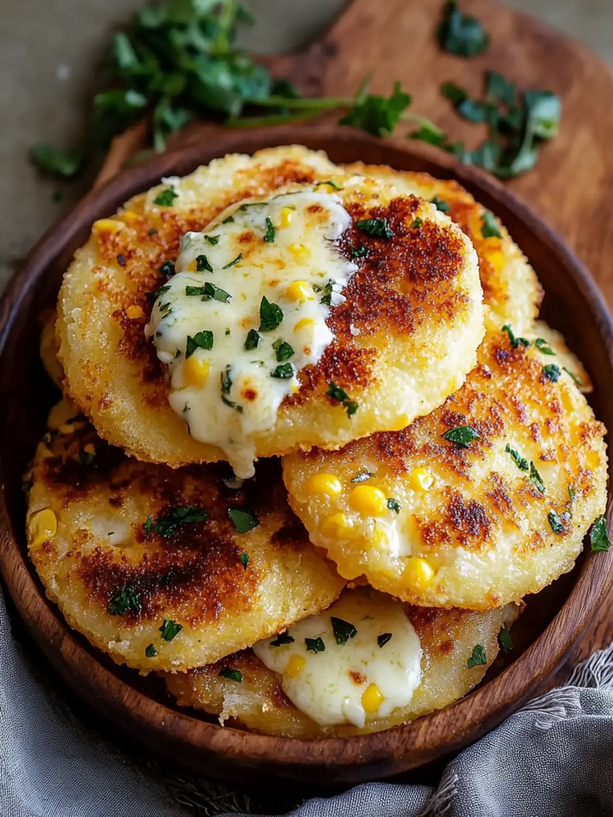 Venezuelan Sweet Corn Cachapas with Melted Mozzarella Bliss 5 Venezuelan Sweet Corn Cachapas with Melted Mozzarella