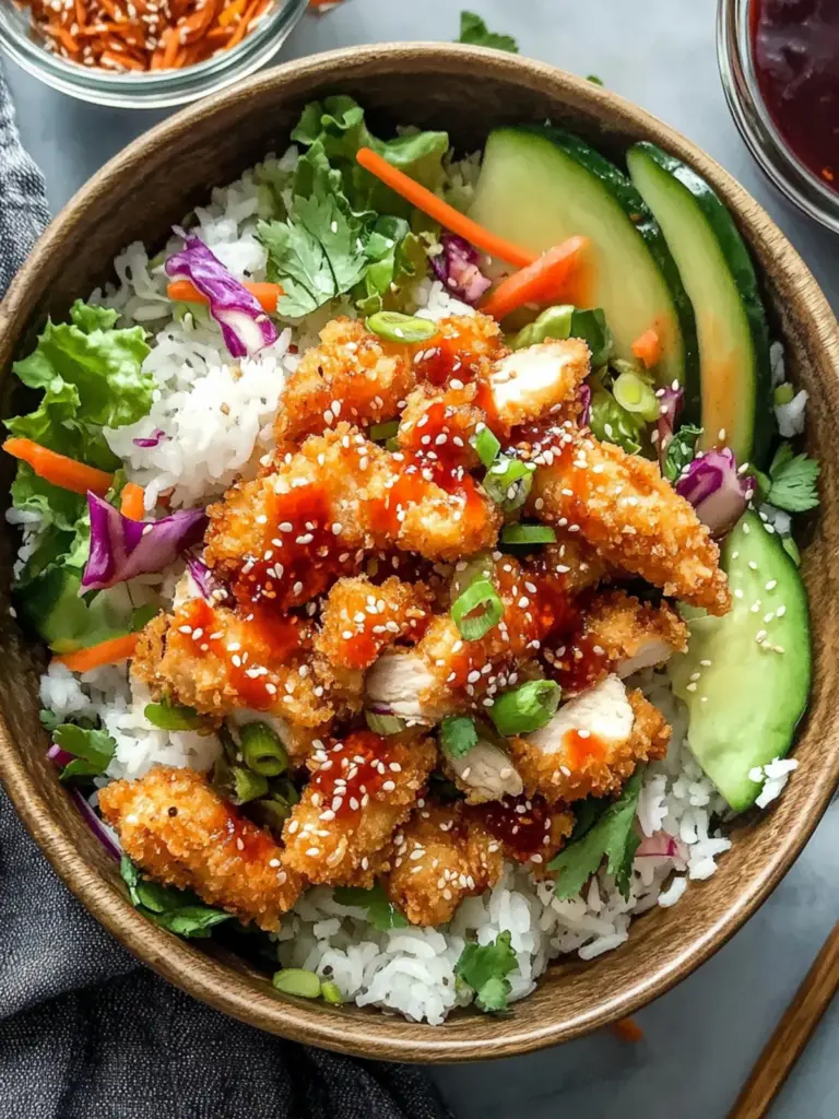 Bang Bang Chicken Crispy Rice Salad That’s Irresistibly Crunchy
