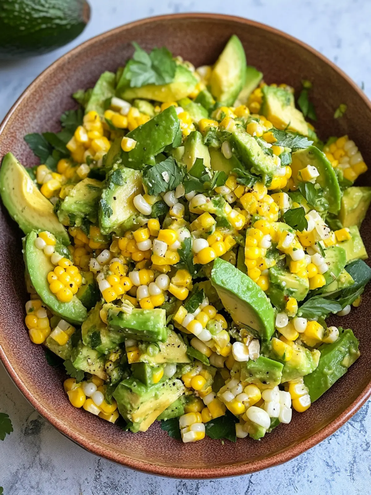 Sweet Corn Avocado Salad