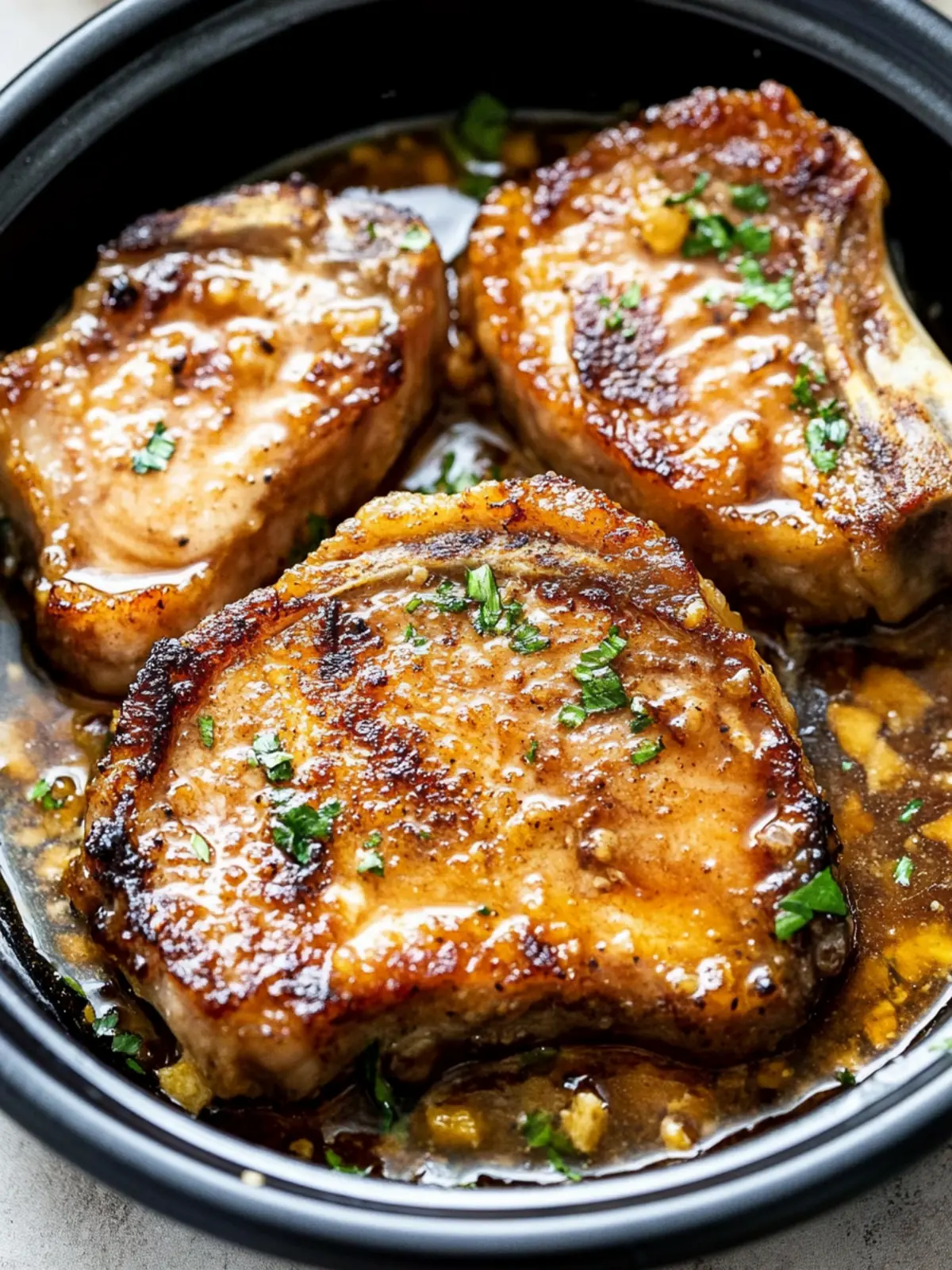 Slow Cooker 4-Ingredient Amish Honey Butter Pork Chops Delight 4 Slow Cooker 4-Ingredient Amish Honey Butter Pork Chops