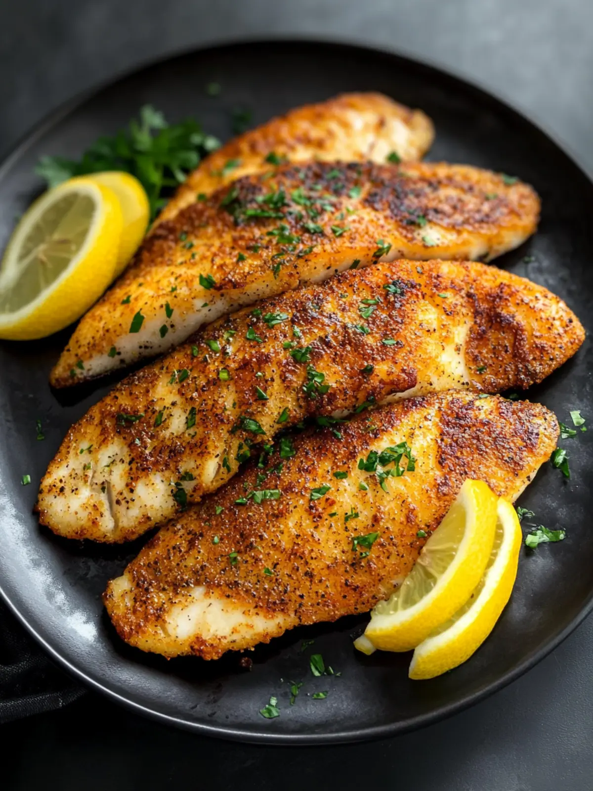 Crispy Pan-Fried Tilapia with Lemon Pepper (No Deep Fryer Needed)