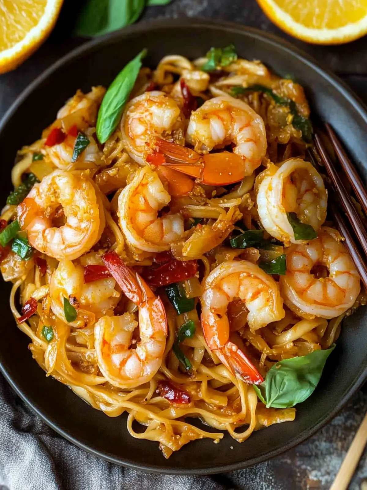 Spicy Orange Shrimp with Noodles for a Healthier Takeout Fix 3 Spicy Orange Shrimp with Noodles