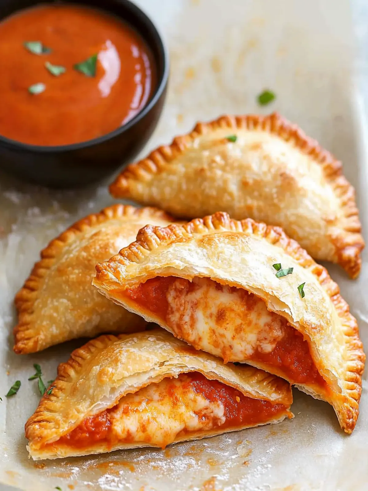 Cheesy Pizza Pockets Recipe