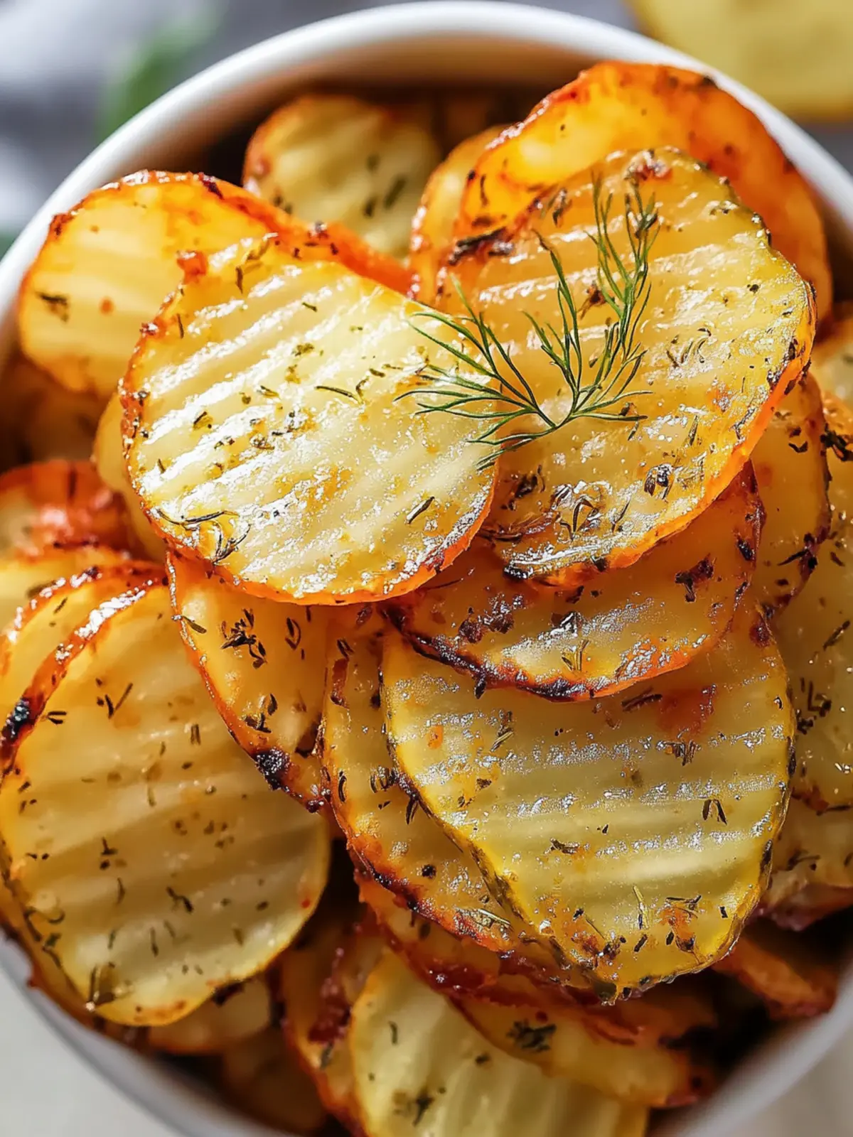 Air Fryer Spicy Dill Pickle Chips Recipe