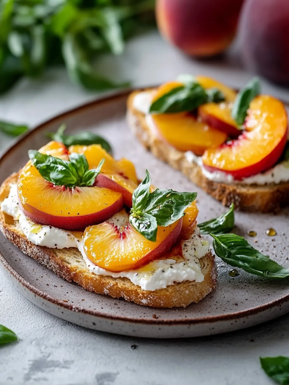 Peach Bruschetta: Refreshing Summer Treat You’ll Love 4 Peach Bruschetta