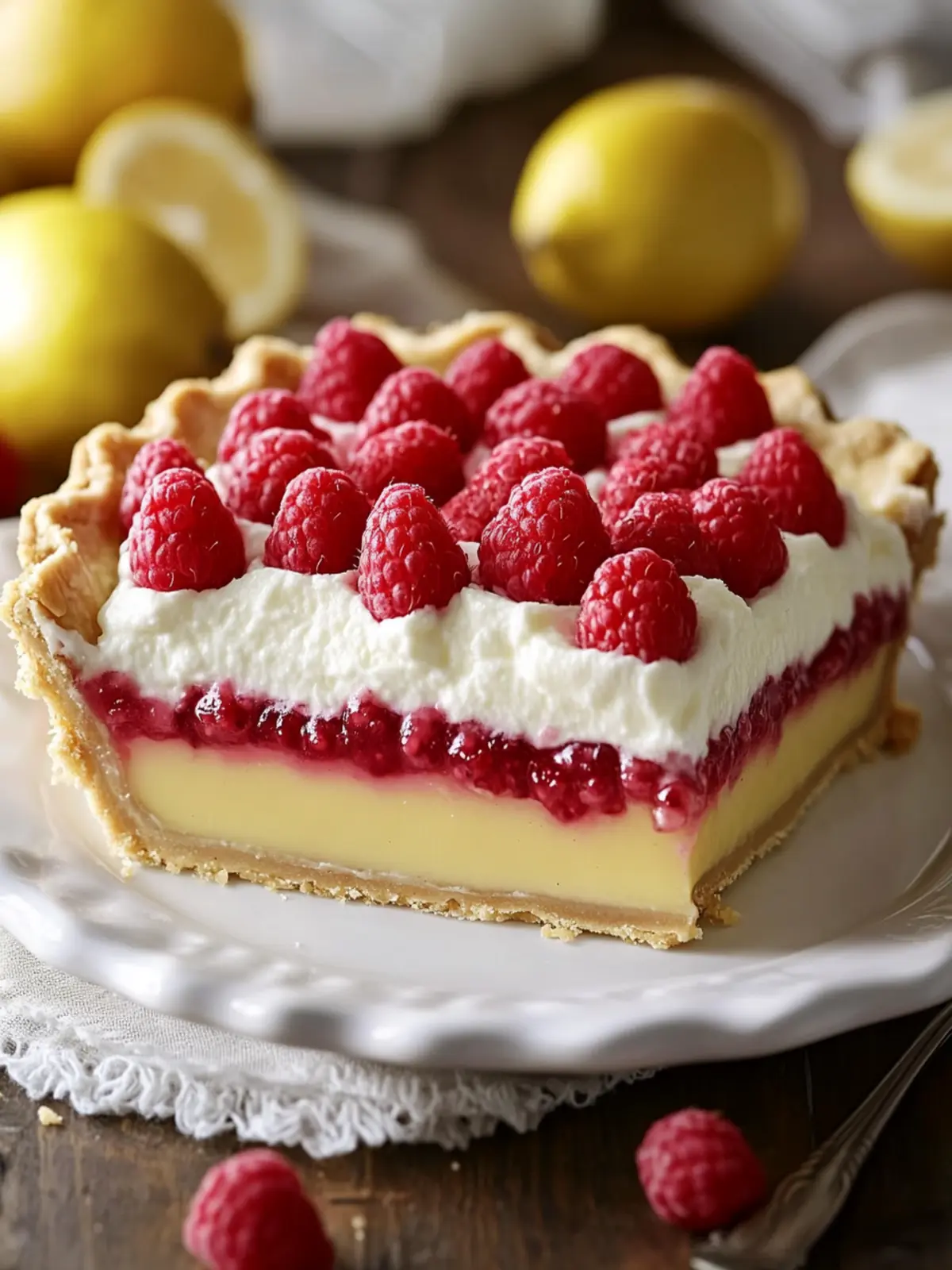 Master The Art Of Lemon Raspberry Layered Pie With Kitchen Science