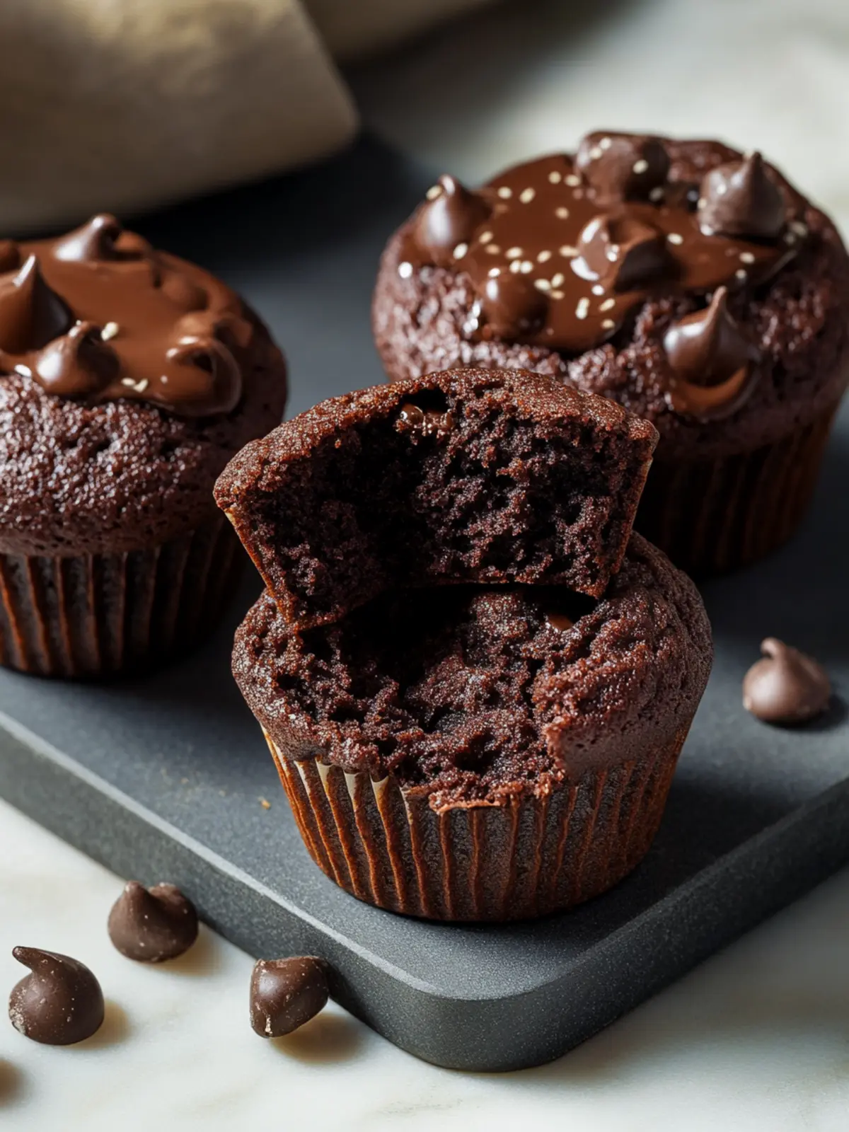 High Protein Chocolate Muffins That Make Mornings Delicious 2 High Protein Chocolate Muffins