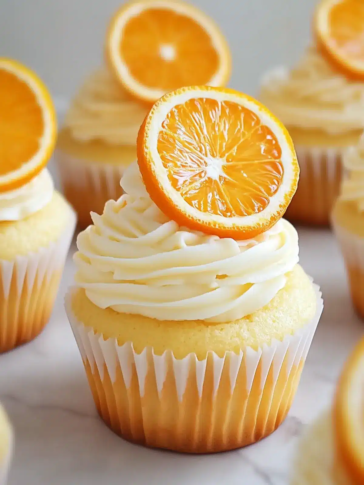 Orange Cream Cupcakes
